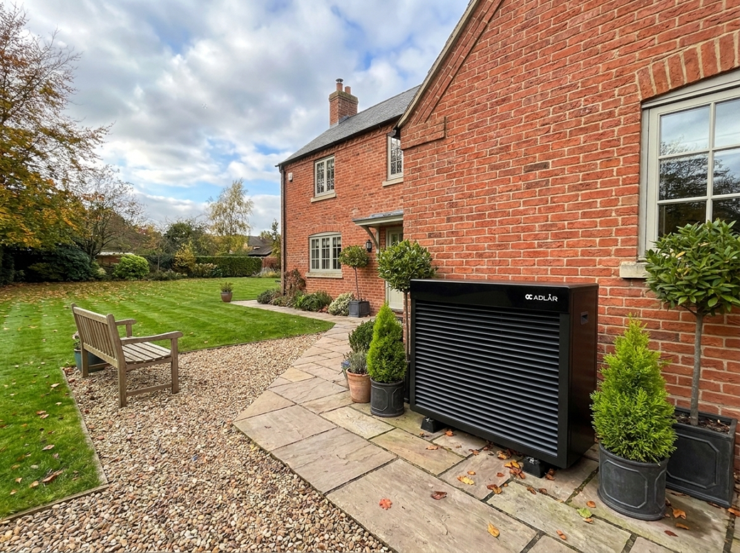 air source heat pump installation